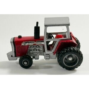 Ertl Massey Ferguson 2775 Tractor 1/64 Red Silver Vintage Diecast Toy